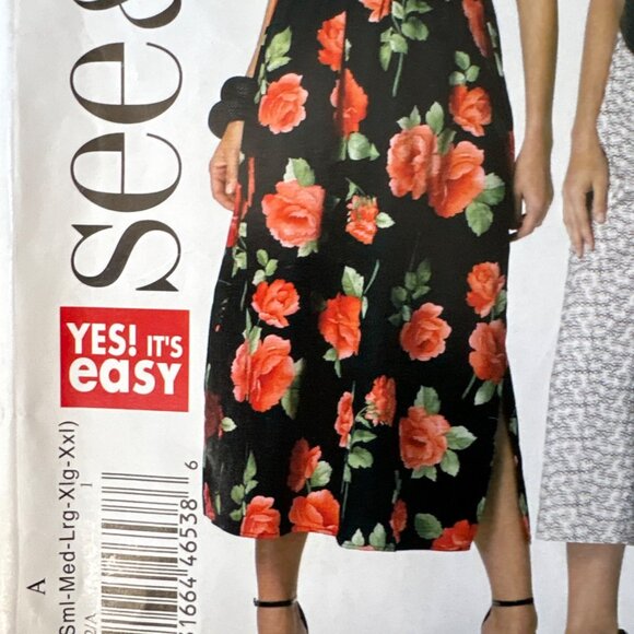 Butterick B6312 Dress Jumpsuit Pattern XSmall Small Medium Large XLarge Uncut 20 - Picture 2 of 6